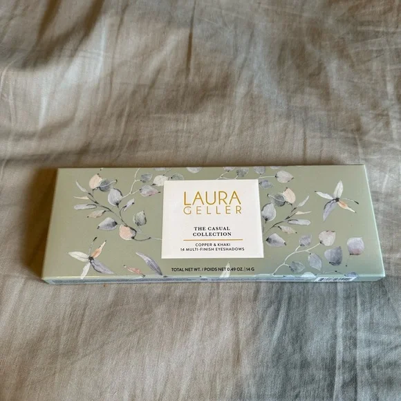 NIB Laura Geller The Casual Collection Eyeshadow Palette Copper Khaki 14 Shades - Picture 2 of 10